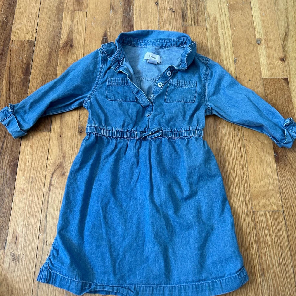 Old Navy Blue Denim Kids Dress